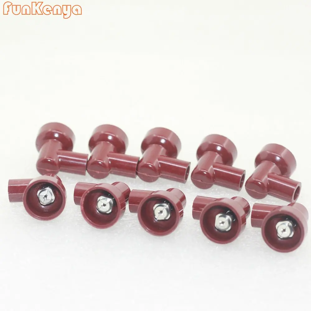 

10PCS DIY Tube Amplifier Shell FU 29 829 FU-32 FM30 Electronic Tube Cap Bile Machine Brass High Pressure Cap Bakelite