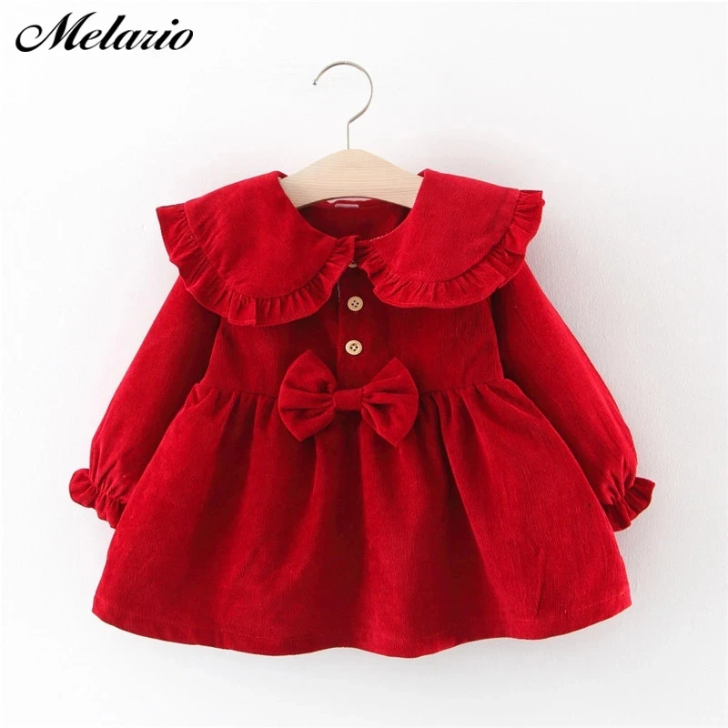 Melario Baby Girl Dress Long Sleeve Spring Winter Dress 1 Year Birthday  Princess Dresses Toddler Girls Christmas Clothes Vestido _ - AliExpress  Mobile