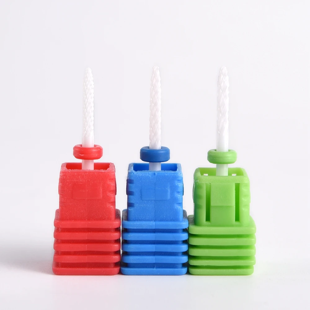 

Slender Ceramic Nozzle Nail Art Drill Bit Salon Electric Nail Drill Bits Manicure Tool Nail Art Tool For Nail Manicure Tools