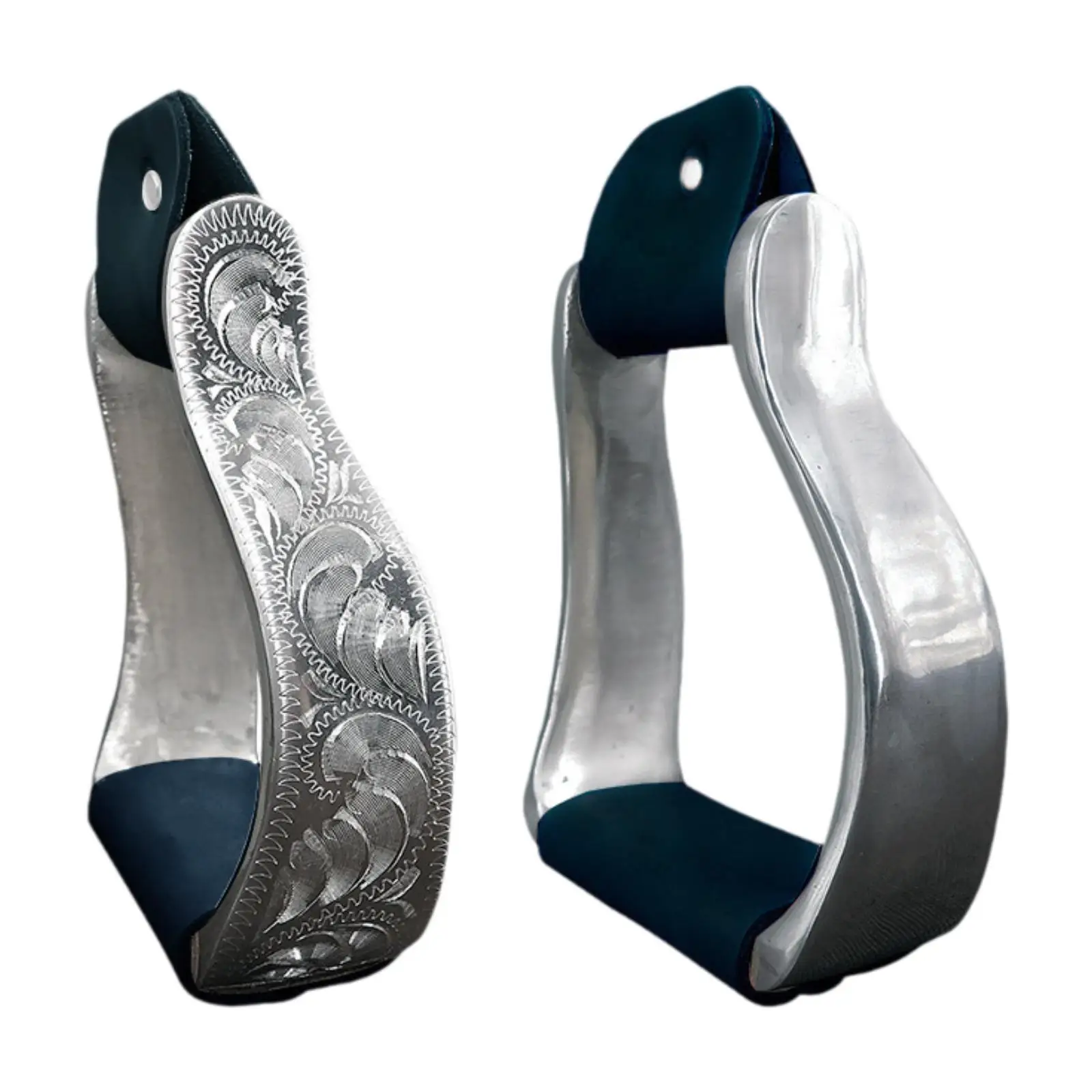Stirrup for Saddle Aluminium Fittings Stable Hand Engraved Design Small Size Versatile Footrest for for Outdoor Equestrian Rider Stirrup for Saddle Aluminium Fittings Stable Hand Engraved Design Small Size Versatile Footrest for for Outdoor Equestrian Rider