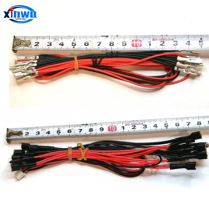 Dc5v LED 라이트 케이블 20x 암 터미널 조명 푸시 단추 커넥터, 제로 딜레이 게임 컨트롤러, DIY 아케이드 기계, Xh2.54