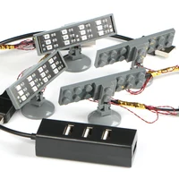 4pcs Building Block Light Set RGB LED for Bricks High Brightness Ideal Spotlights for Models Exterior Lighting DIY 3