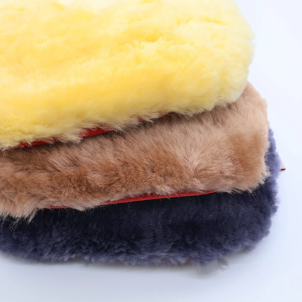 AUTOBRIGHT Pure Wool Car Wash Gloves Luxurious Softness Scratch-Free Durable High-Quality Mitt Professional Auto Care Tool car cleaning gloves