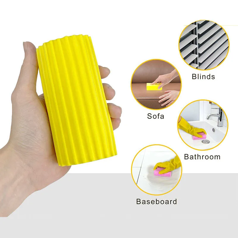 

Sponge Cleaning Brush For Cleaning Blinds Glass Baseboards Vents Railings Mirrors Window Dust Cleaning Pva Sponges Duster