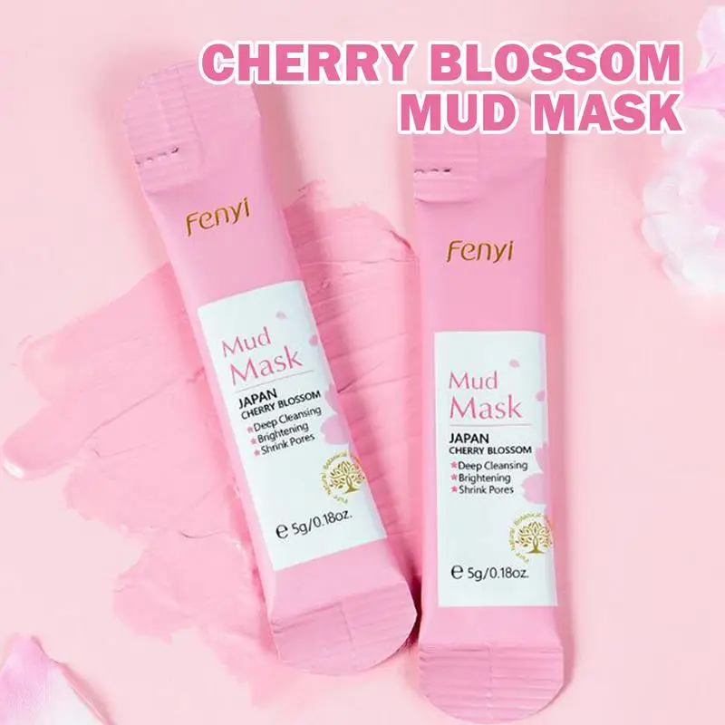 

Sakura Cherry Blossom Face Cream Face Mud Cleanser Skin Care Hydrating Face Gel Facial Moisturizer Brightening For women girls