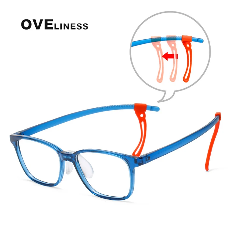 Optic Glasses Frame boy girl Kids Child Ultra light TR90 Silica prescription Eyeglasses With Myopia Glasses Spectacle Frames