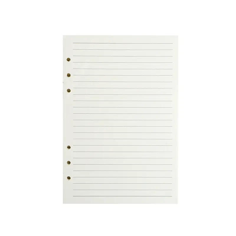 45 Sheets A5 A6 A7 Loose Leaf Notebook Refill Spiral Binder Inner Page Line Blank craft  Grid Inside Paper Stationery - Image 3