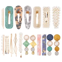 20 Pcs Hair Topper Pearl Clip Set Pin Accessory Goody Clips for Women Barrettes 1