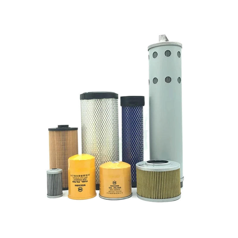 

For Sany Excavator Sy60c-10 Kubota Oil Filter Diesel Air Oil Water Paper Diesel Hydraulic Oil Return Accessories