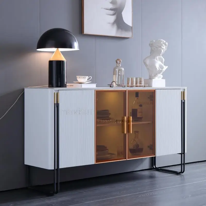 Dining Room Sideboard Table Light Luxury Home Restaurant Storage Cabinet Modern Minimalist Living Room Wine Cabinet Furniture