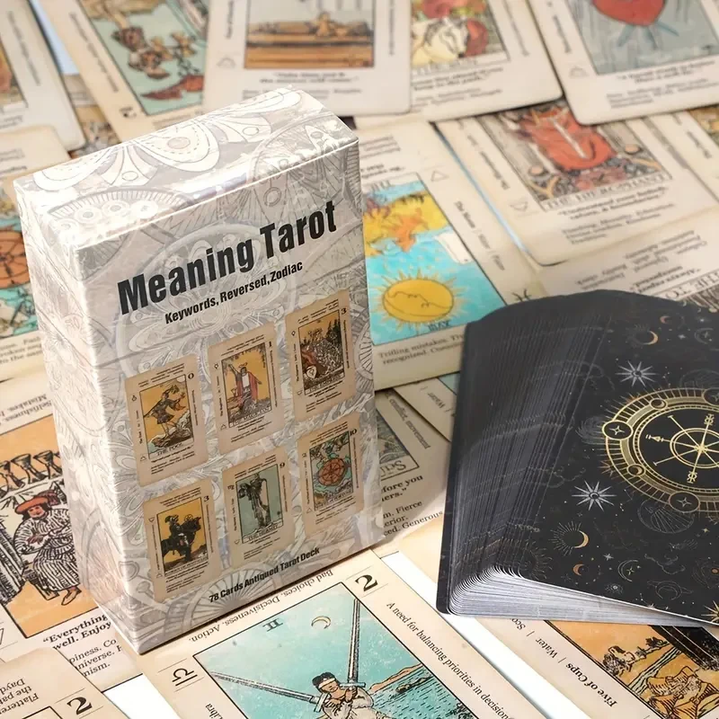 1 Box of Meaning Tarot Card For Beginner Tarot, Keyword