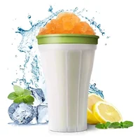 Machine à glaçons Slushy Cup, Zones faites à la maison, SmUnvétérans wn ie, Milkshake Bottle, Durable Slushy, Ice Cream Maker, Squeeze Slush, Quick Slushy Maker 1