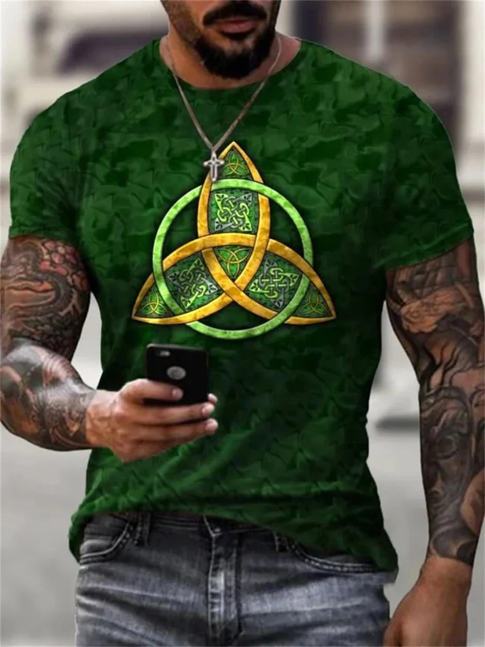 

Retro T Shirt Men Casual Men's T Shirt 3d Print Short Sleeve Summer Tops Tee Casual Fashion Street Tshirt Vintage Men Clothing