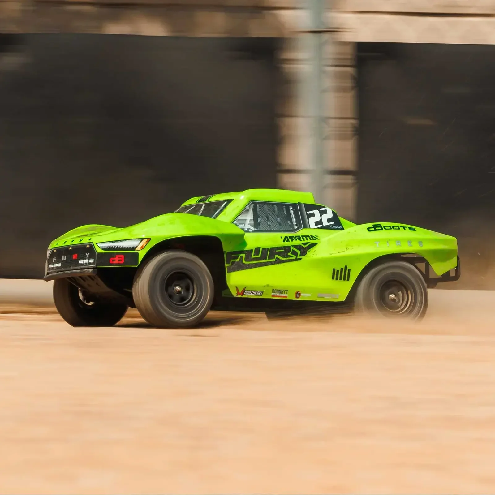 ARRMA 1/10 FURY MEGA 2WD 귯õ   ̺, RC  Ʈ Ʈ, ε ,    峭