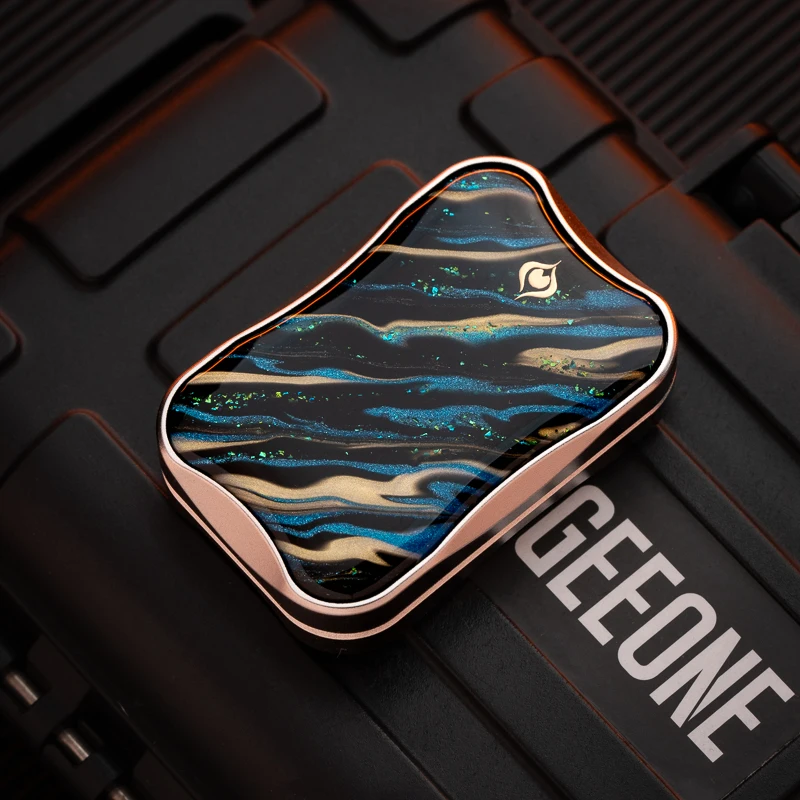 Peacock Aura Sand SS Slim フィジェットトイ　スライダー ピーコックオーラサンドフローティングフィジェットスライダー金属