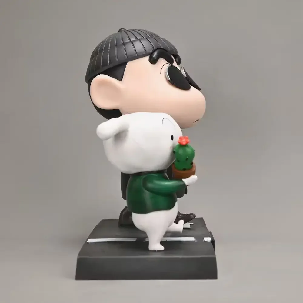 

19 см аниме фигурка Crayon Shin-Chan нохара Shinnosuke Shiro косплей манга статуя ПВХ Коллекционная модель экшн-фигурка