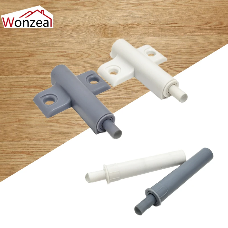 Herrajes de cocina para puerta de armario, tope silencioso montado  anticolisión, amortiguador silencioso para cajón, atrapadores, blanco para  el hogar - AliExpress