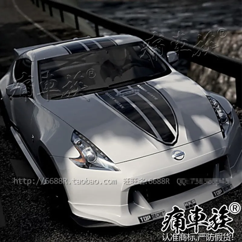 

Наклейки на автомобиль для Nissan 370Z 350Z, украшение кузова, модифицированные модные виниловые переводные картинки на заказ для гоночных автомобилей, пленка для автомобиля, аксессуары