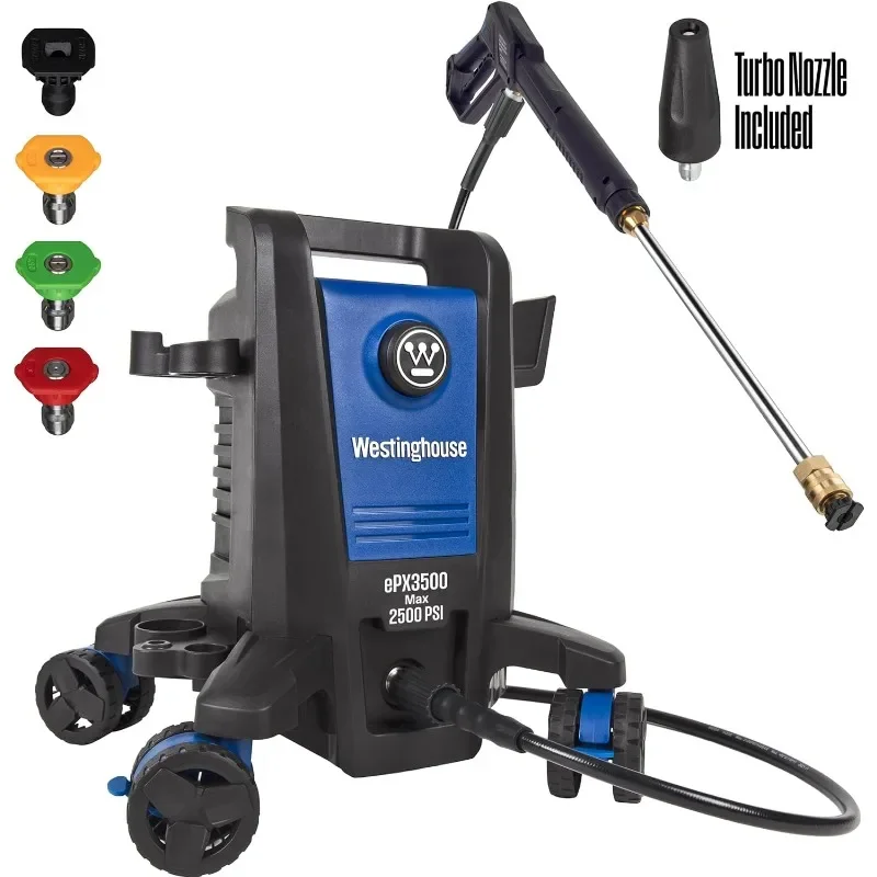 

2024 New ePX3500 Electric Pressure Washer, 2500 Max PSI 1.76 Max GPM with Anti-Tipping Technology, Onboard Soap Tank | USA | NEW