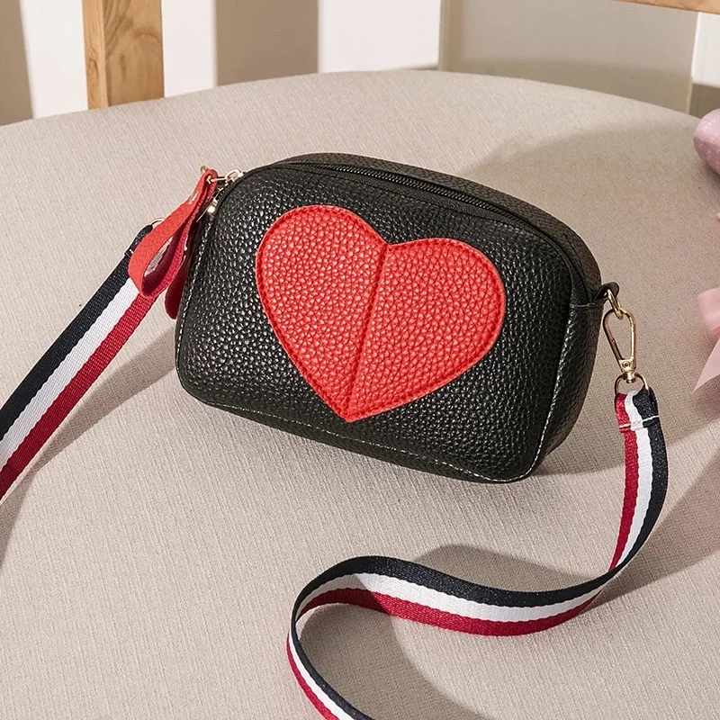 

Fashion Exquisite Women Crossbody Bag Multicolored Heart-shaped Pillow Bag Totes Shoulder Bags Small Messenger Bag for Ladies