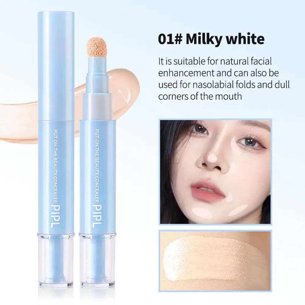 قلم كونسيلر لإصلاح البشرة، كونسيلر إسفنجي، تفتيح ب...