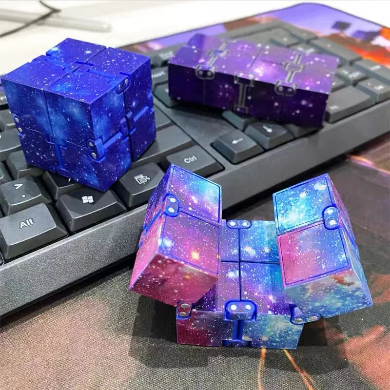 10PCS Infinity Cube Stress Relief Reduce Anxiety Toys Dispositivo Anti Ansiedad Regalos Cumplea&ntilde;os Ni&ntilde;os Para Invitados