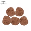 100pcs light brown