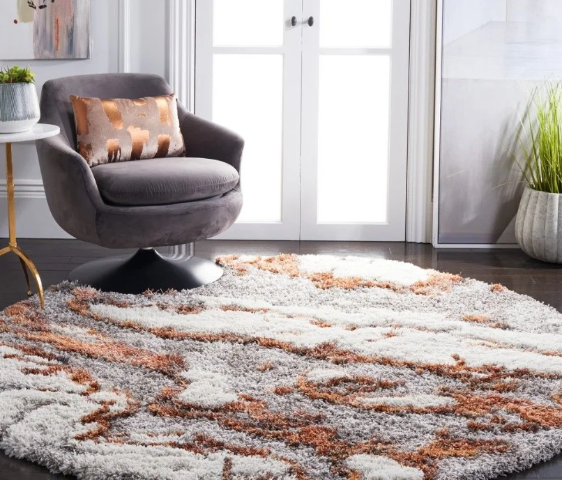  שטיח קטן בעיצוב מודרני אבסטרקטי לקישוט 