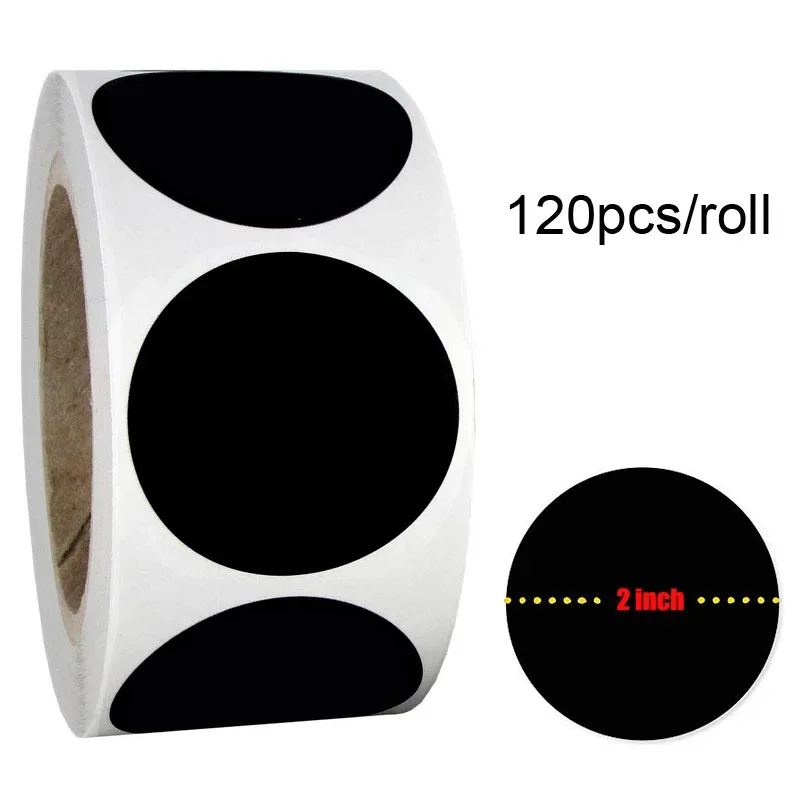 120Pcs/Set Waterproof Chalkboard Kitchen Spice Label Stickers Home Jars Bottles Tags Blackboard Labels Stickers