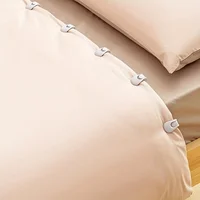 Clips pour drap de lit, 5 pièces, Clips de literie en Nylon Transparent antidérapants réglables à Double Direction, adaptés aux hôpitaux, aux maisons, aux hôtels et aux Spas 4