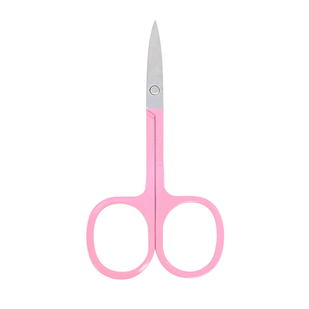 1 Pc Eyebrow Scissor Makeup Eyelash Trimmer Facial Hair Remover Manicure Nail Cuticle Scissors