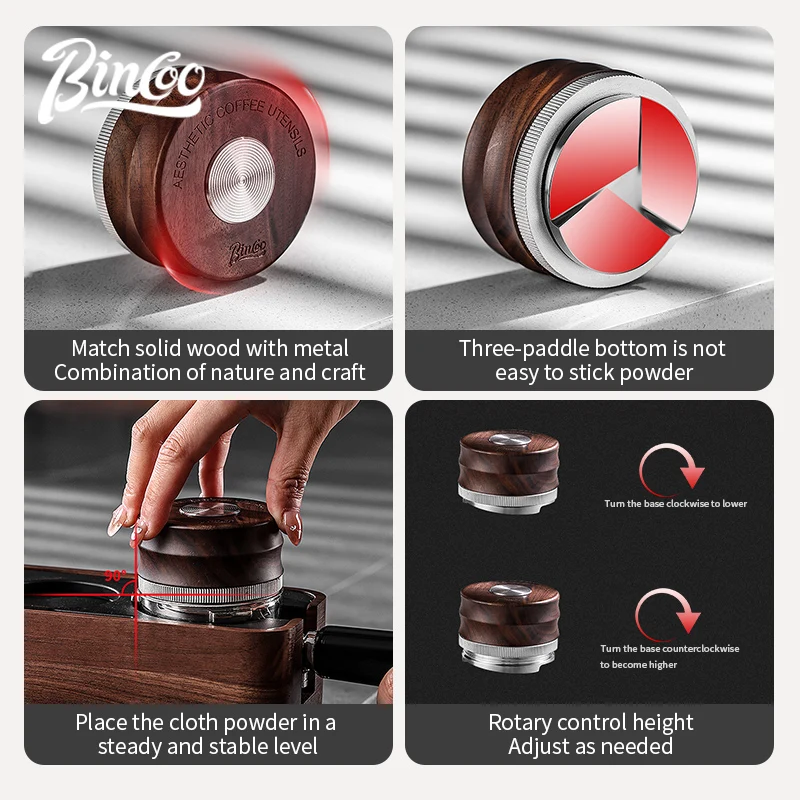 طقم تحضير الإسبريسو الخشبي - دقة وأناقة في كل جرعة