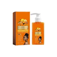 Gel douche au curcuma, orange et vitamine C, parfum frais, hydratant, éclaircissant, exfoliant, nettoyage en profondeur, peau lisse. 6
