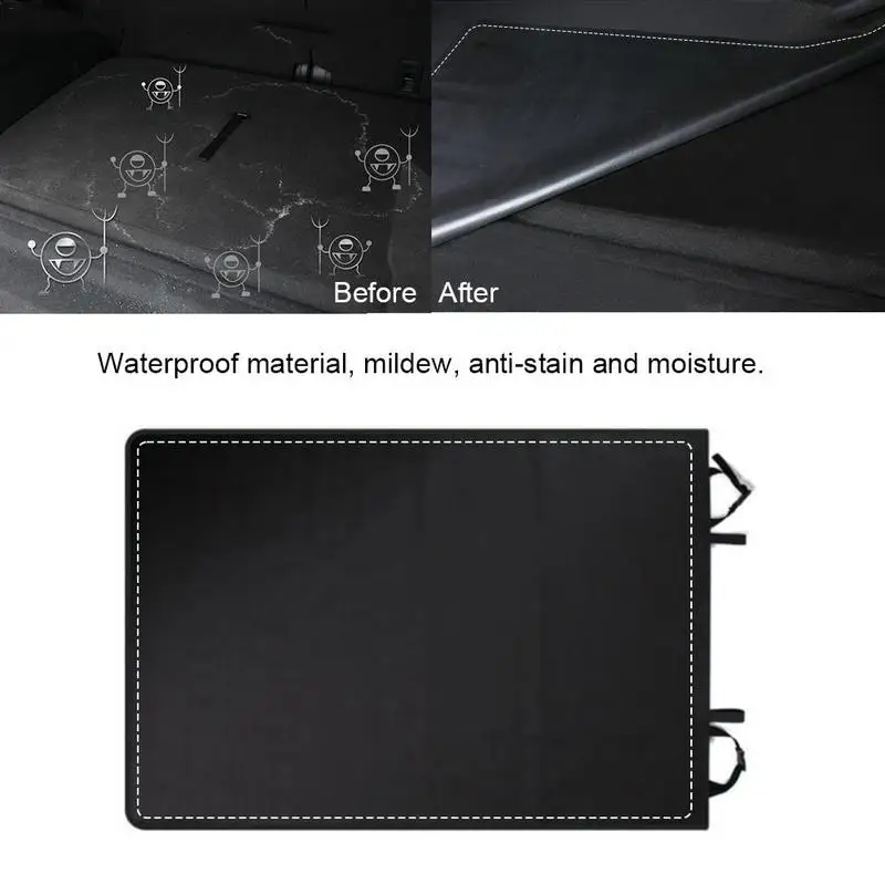 Waterproof Car Trunk Mat Leather Car Tail Box Pad Oxford Cloth Car Trunk Pad Tail Boot Tray Liner Cargo Carpet Pad 100x140cm