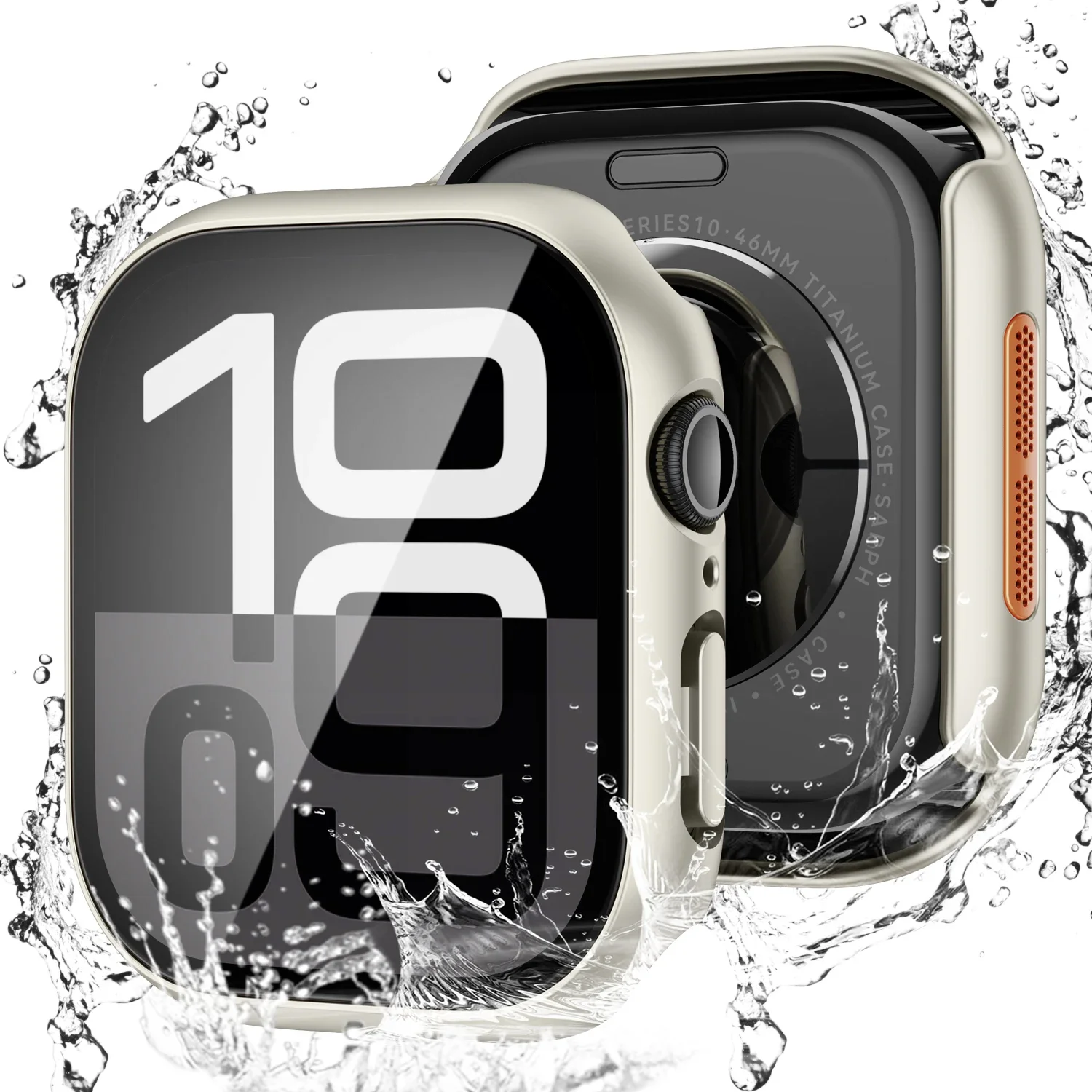 Durable Waterproof Case with Glass Screen Protector