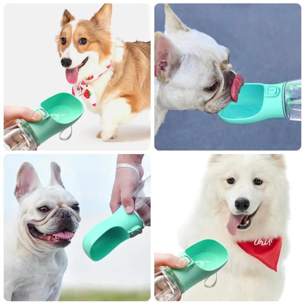 Dog Water Bottle Portable Food and Water Container For Dog Pets Feeder Bowl Outdoor Travel Drinking Bowls Dispenser