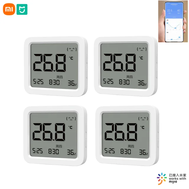 Xiaomi Mijia Bluetooth Thermometer Hygrometer White