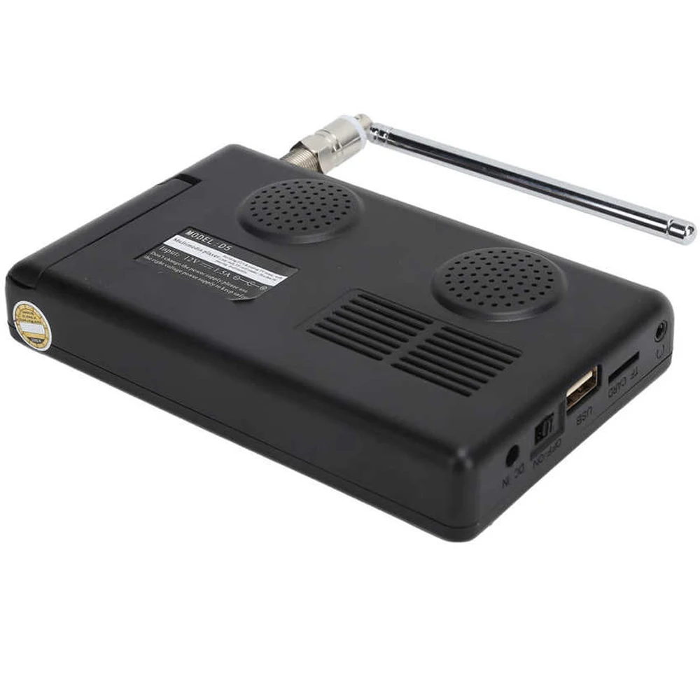 Leadstar Polegada Isdb t Portátil Mini tv Digital com Segmento Completo fm Atv Reprodução Usb Bateria Construída Bolso tv Assista Qualquer Onde d5 - Image 5