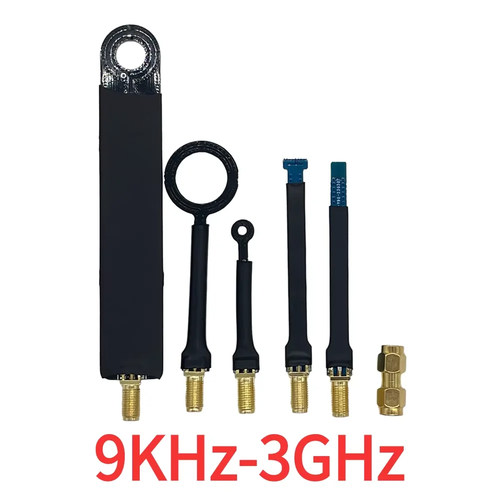 NanoVNA F V2 3G Vector Network Analyzer, 9K-3GHz EMC Simple Magnetic Field Probe, 100k-6GHz Full Band Low Noise Signal Amplifier