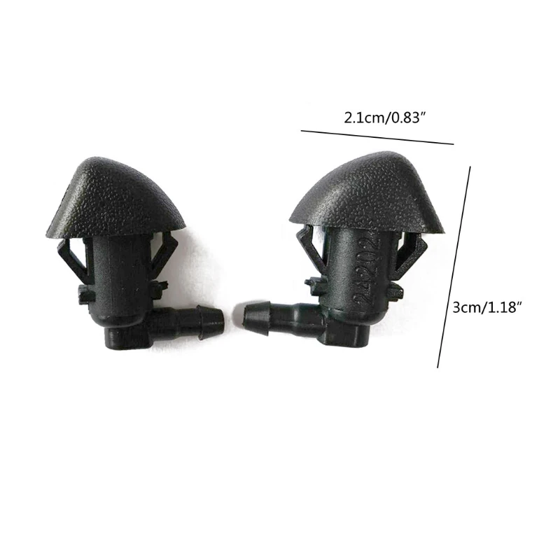 for honda-Pilot 2009 2010 2011 2012 2013 2014 2015 Front Windshield Washer Nozzle Hood Wiper Nozzle 76810SZAA01ZA 2pcs