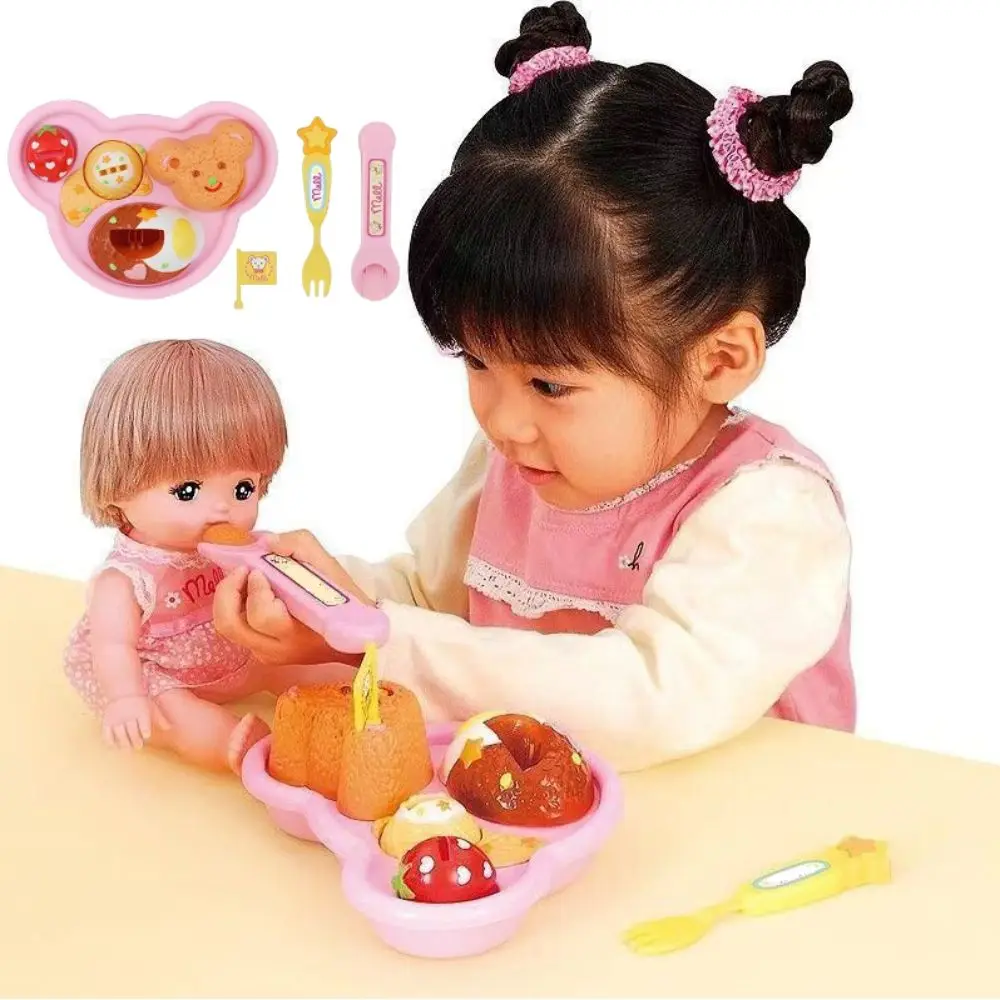Fun Bear Box Food Feeding Toys Early Education Kitchen Toys Play House Toys Cartoon Role Play Pudding Feeding Set Kids Toy