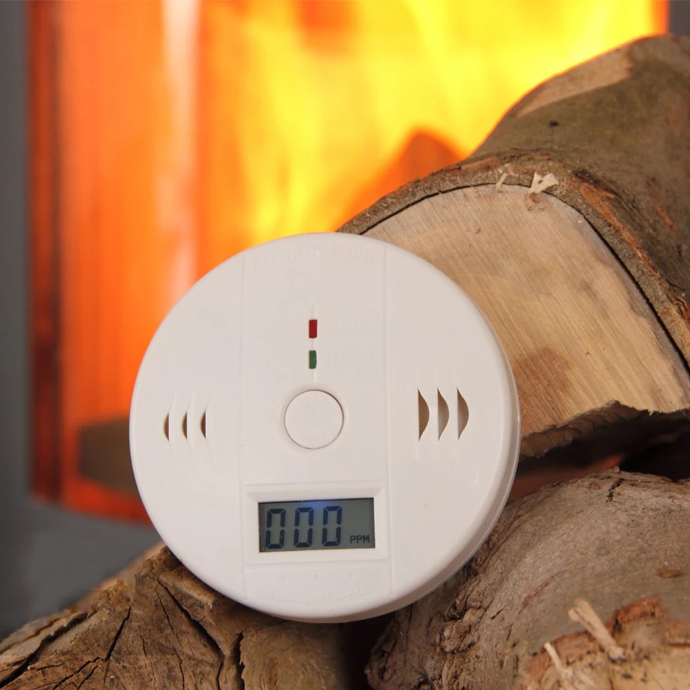 Carbon Monoxide Detector ACJ High Sensitive for Home Wireless Alarm LCD Indicator