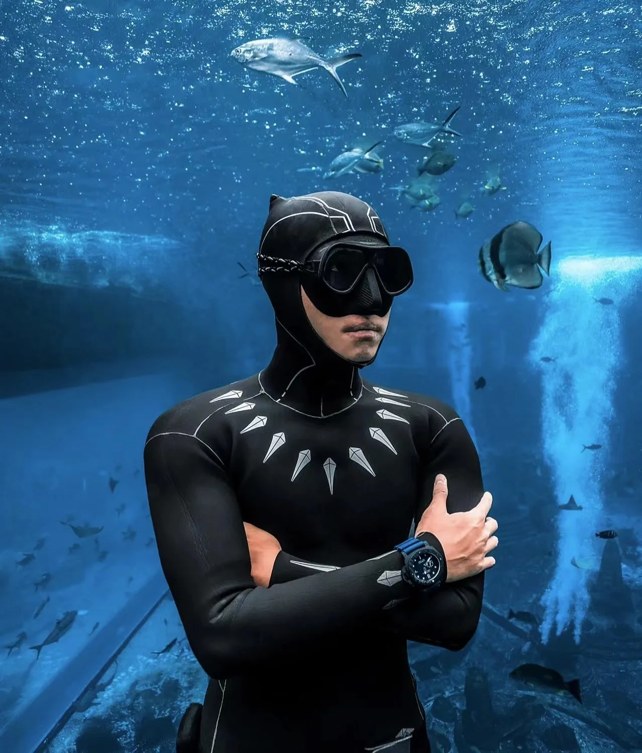 Similar Apollo Free Diving Goggles Mask  Alloy Liquid Silica Gel Scuba Mask Wet Tube Kit Snorkeling Equipment Ultra Low Volume 4