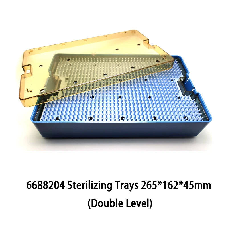 SterilizingTraySterilizationTrayDoubleLevelCaseBoxSilicone