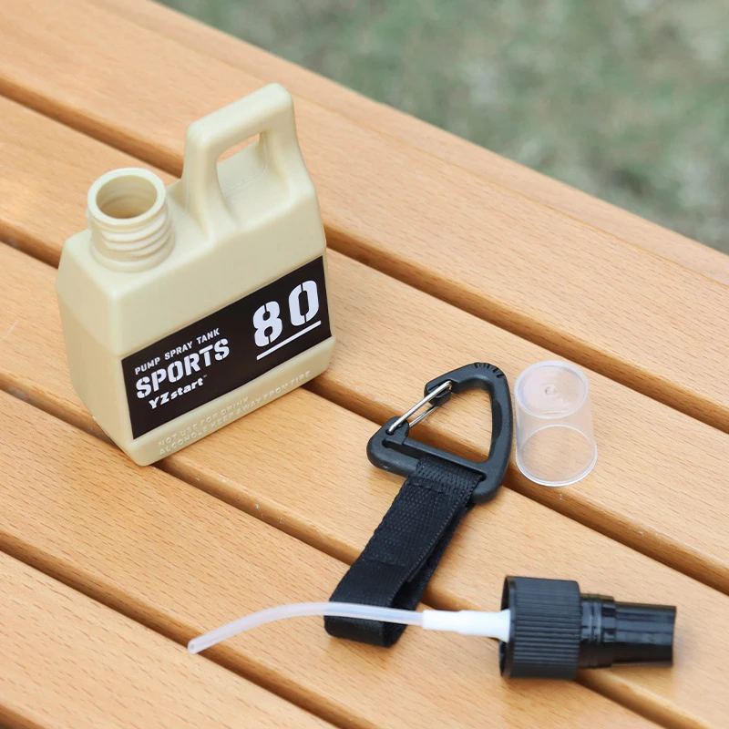 80ml Outdoor Camping Portable Pump Refillable Spray Bottle Empty Cosmetic Containers Atomizer Bottle Travel