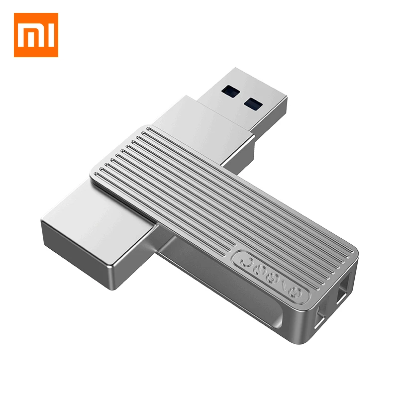 

Xiaomi Mijia Type-C USB Dual Interface Phone U Disk 120MB / SM1 360 Rotating Aluminum Alloy Smart App Fit for Study Work 64g