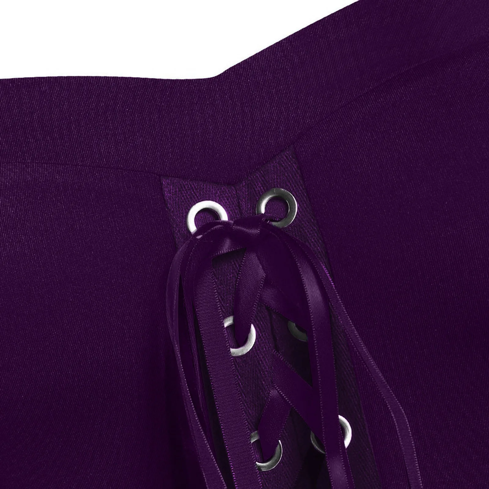 Damenmode Halloween Hexe Cosplay Kostüme Gothic Schulterfrei Schnürverband Mesh Sheer A-Linie Langes Kleid Partykleidung – Detail 31