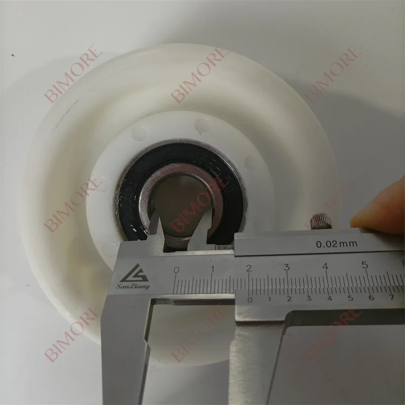 10pcs 100*34*6204 BIMORE Escalator Handrail Roller OD100mm W34mm 6204-RS