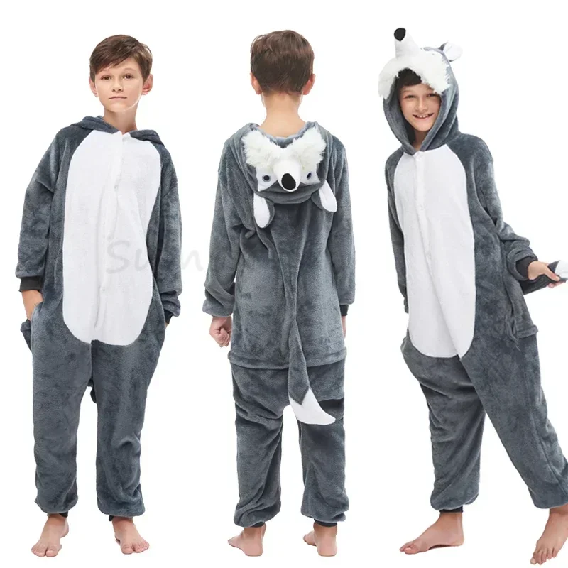 Halloween Dinosaur Animal Cartoon Hooded Jumpsuits Kids Onesie Kigurumi Unicorn Pijama Panda Sleepwear Adult Onesie Boy Onesies kids pajamas adult pajamas