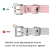 Personalized Cat Collar Soft Velvet Puppy Necklace Collars for Cats Small Dog Kitten Accessories Custom ID Name Free engraving 6